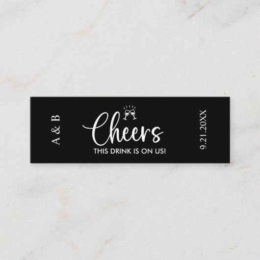 Tchin Boisson Offerte Carte de Boisson Ticket Cade (Devant)