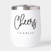 Tchin nom personnalisé écriture moderne (Avant)