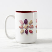 TCI TOE JELLY BEANS Tall Maroon Mug à deux tons (Gauche)