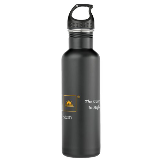 TCS Black Matte Water Fles (Voorkant)