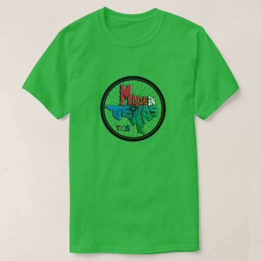 TCS Texas Green T-shirt (Design voorkant)