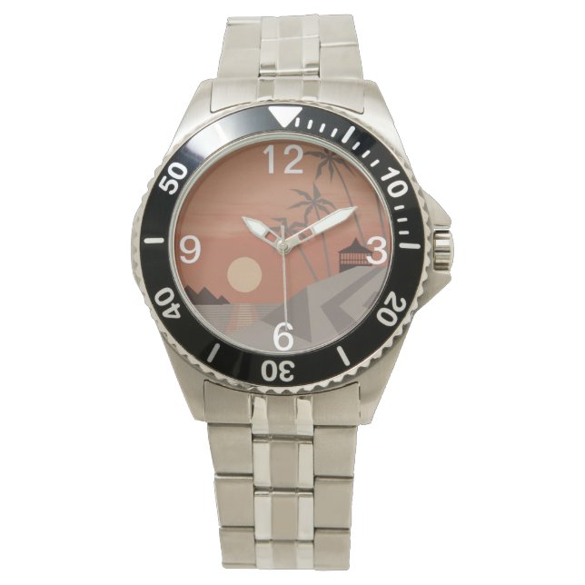 TCU COOL TROPICS horloge (Voorkant)