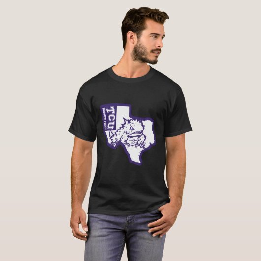TCU Horned Frogs State T-shirt (Voorkant volledig)