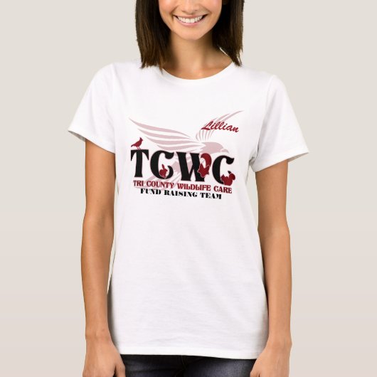 TCWC-Logo-vrijwilliger - Aangepaste vrijwilliger / T-shirt (Voorkant)