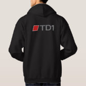 TD1 Zip hoodie (Achterkant)