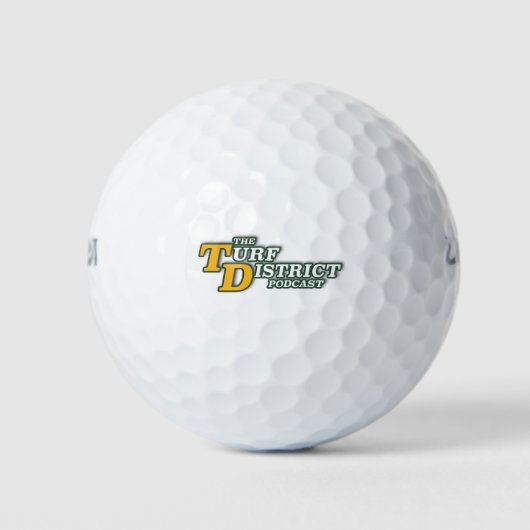 TD Pod Logo Golfbal Golfballen (Voorkant)