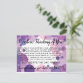 TDAH pensant à vous carte postale (Debout devant)