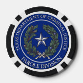 TDCJ Parole Division Coin Pokerchips (Achterkant)