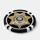 TDCJ Parole Division Coin Pokerchips (Enkel)