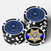 TDCJ Parole Division Coin Pokerchips (Opstapeling)