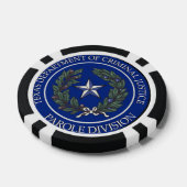 TDCJ Parole Division Coin Pokerchips (Enkel)