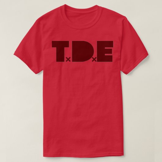 TDE-record T-shirt (Design voorkant)