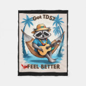 TDS Trump Derangement Syndrome Grappige Trump-onde Fleece Deken (Voorkant)