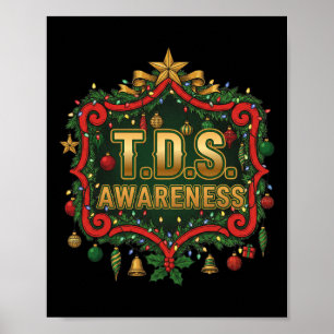 Tds Trump Derangement Syndroom Grappige Trump Supp Poster