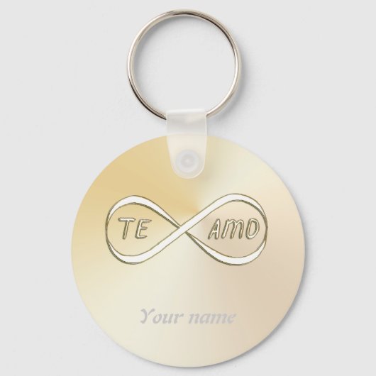 Te amo infinitamente sleutelhanger (Voorkant)