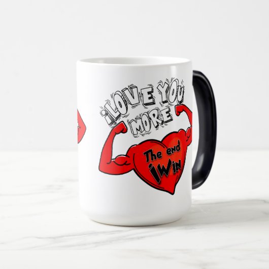 Te Amo Más, El Final Yo Gano Magische Mok (Voorkant rechts)