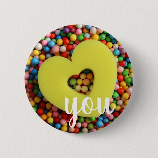 Te amo ronde button 5,7 cm (Voorkant)