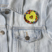 Te amo ronde button 5,7 cm (In situ)