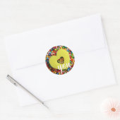 Te amo ronde sticker (Envelop)