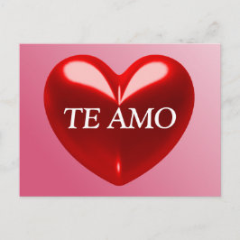 TE AMO (Spaans) Briefkaart