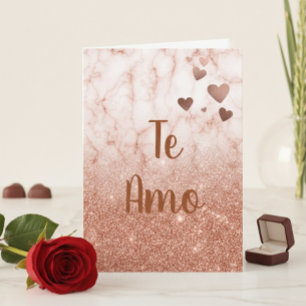 Te Amo Tarjeta Valentijnsdag Feestdagen Kaart