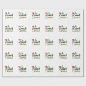 Te Amo Tequila Cinco de Mayo Grappig Cadeaupapier (Vlak)