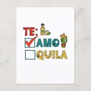 Te Amo Tequila Cinco de Mayo Grappig Feestdagenkaart