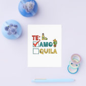 Te Amo Tequila Cinco de Mayo Grappig Flyer (Enkel)