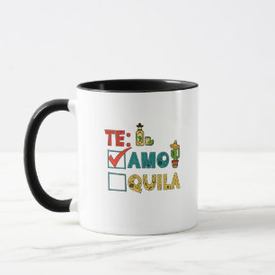 Te Amo Tequila Cinco de Mayo Grappig Mok