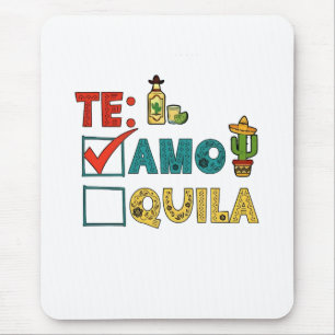 Te Amo Tequila Cinco de Mayo Grappig Muismat