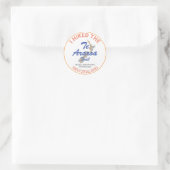 Te Araroa Ronde Sticker (Tas)