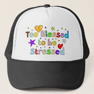 Te bekneld om te worden gedrukt trucker pet