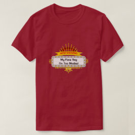 Te bescheiden - een MisterP-Shirt T-shirt