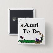 Te betalen vierkante button 5,1 cm (Voorkant /achterkant)