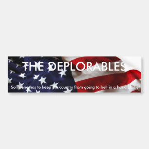 Te betreuren bumpersticker