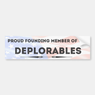 Te betreuren bumpersticker