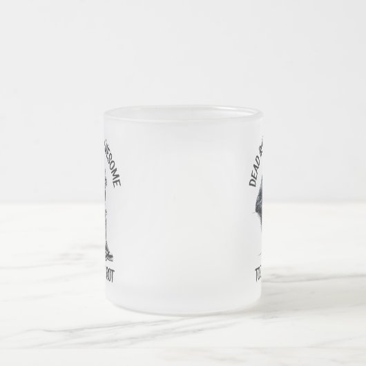 Te cool om te rotten Skeleton Design Matglas Koffiemok (Center)