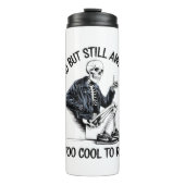 Te cool om te rotten Skeleton Design Thermosbeker (Voorkant)