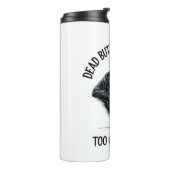 Te cool om te rotten Skeleton Design Thermosbeker (Gedraaid links)