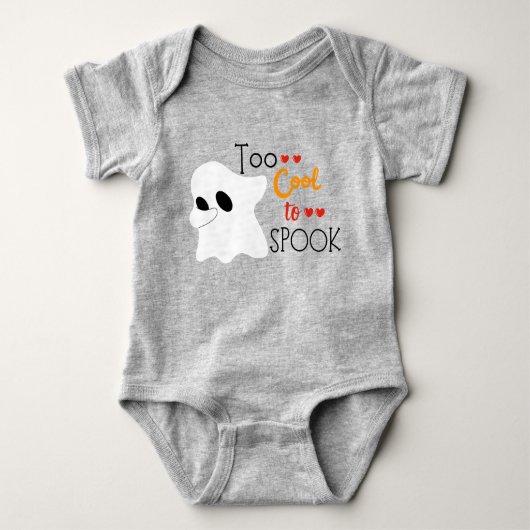 Te cool om te schrikken | Halloween Baby Bodysuit (Voorkant)