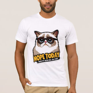 Te cool om te verzorgen - Grumpy Cat Style T-shirt