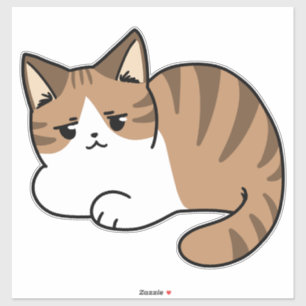 Te cool om te verzorgen, te lui om te bewegen - Re Sticker