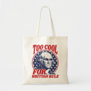 Te cool voor Britse regel Tote Bag