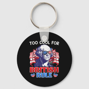 Te cool voor de Britse overheersing George Washing Sleutelhanger