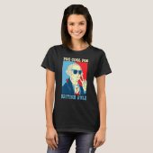 Te cool voor de Britse regering George Washington  T-shirt (Voorkant volledig)