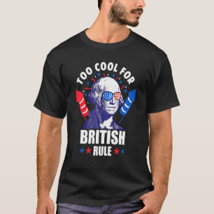 Te cool voor de Britse regering George Washington T-shirt