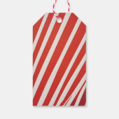 Te cool voor de Naughty List Reindeer Cadeaulabel (Achterkant)