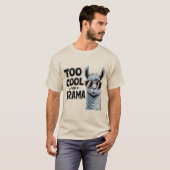 Te cool voor drama t-shirt (Voorkant volledig)