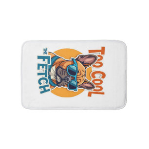 Te Cool voor Fetch Franse Bulldog Vintage Zonnebri Badmat
