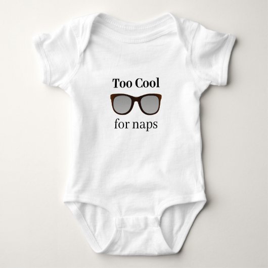 TE COOL VOOR NAPS bodysuit (Voorkant)